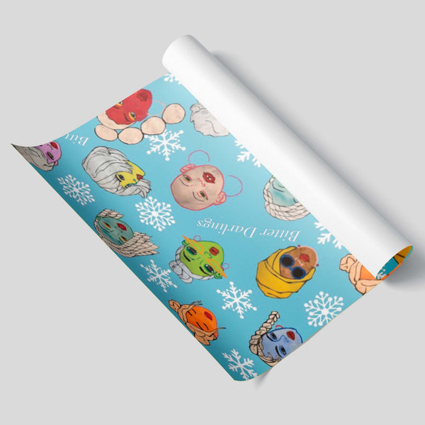 Bitter Darling Holiday Wrapping Paper Sheet
