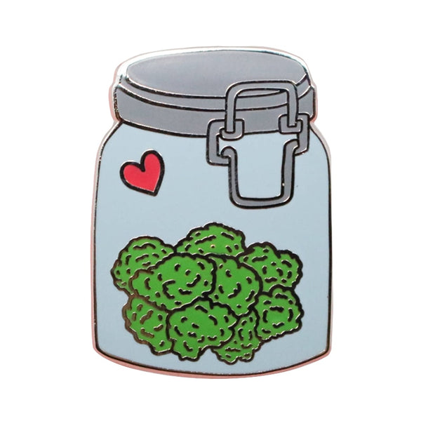 Jar Weed pin - ComfiArt