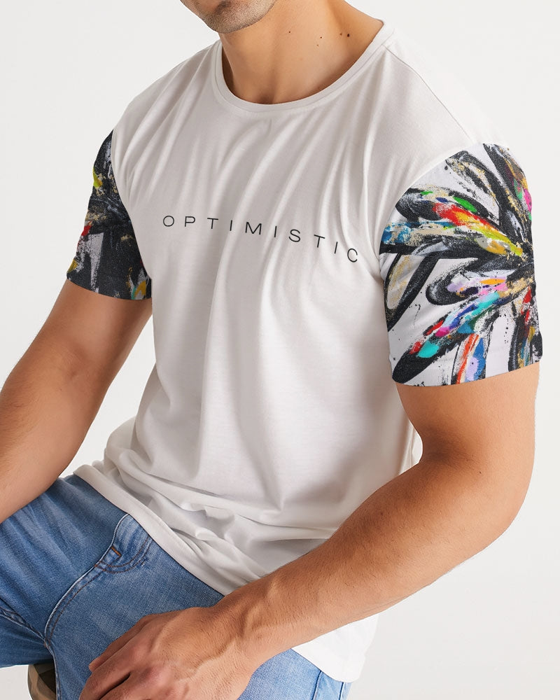 O P T I M I S T I C Men's All-Over Print Tee