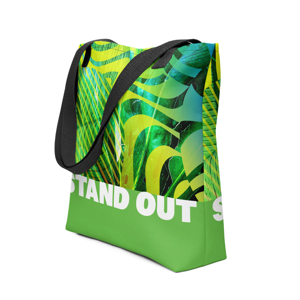 Electric Green Jungle Tote bag
