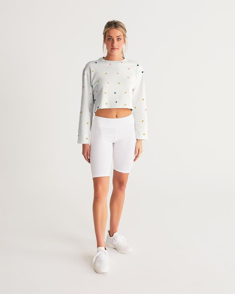 Abstract Cropped Sweatshirt - ComfiArt