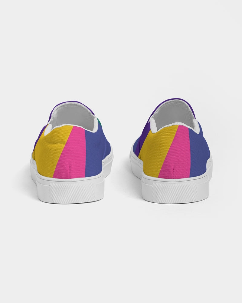 Color Abstract Women's Slip-On Canvas Shoe - ComfiArt