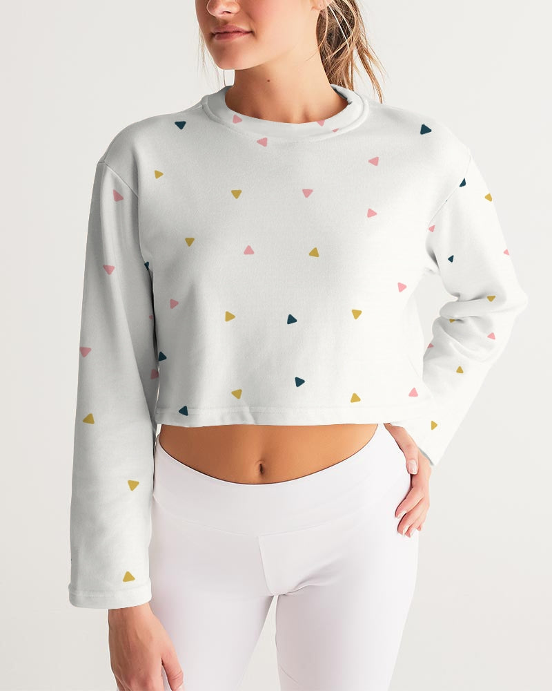 Abstract Cropped Sweatshirt - ComfiArt