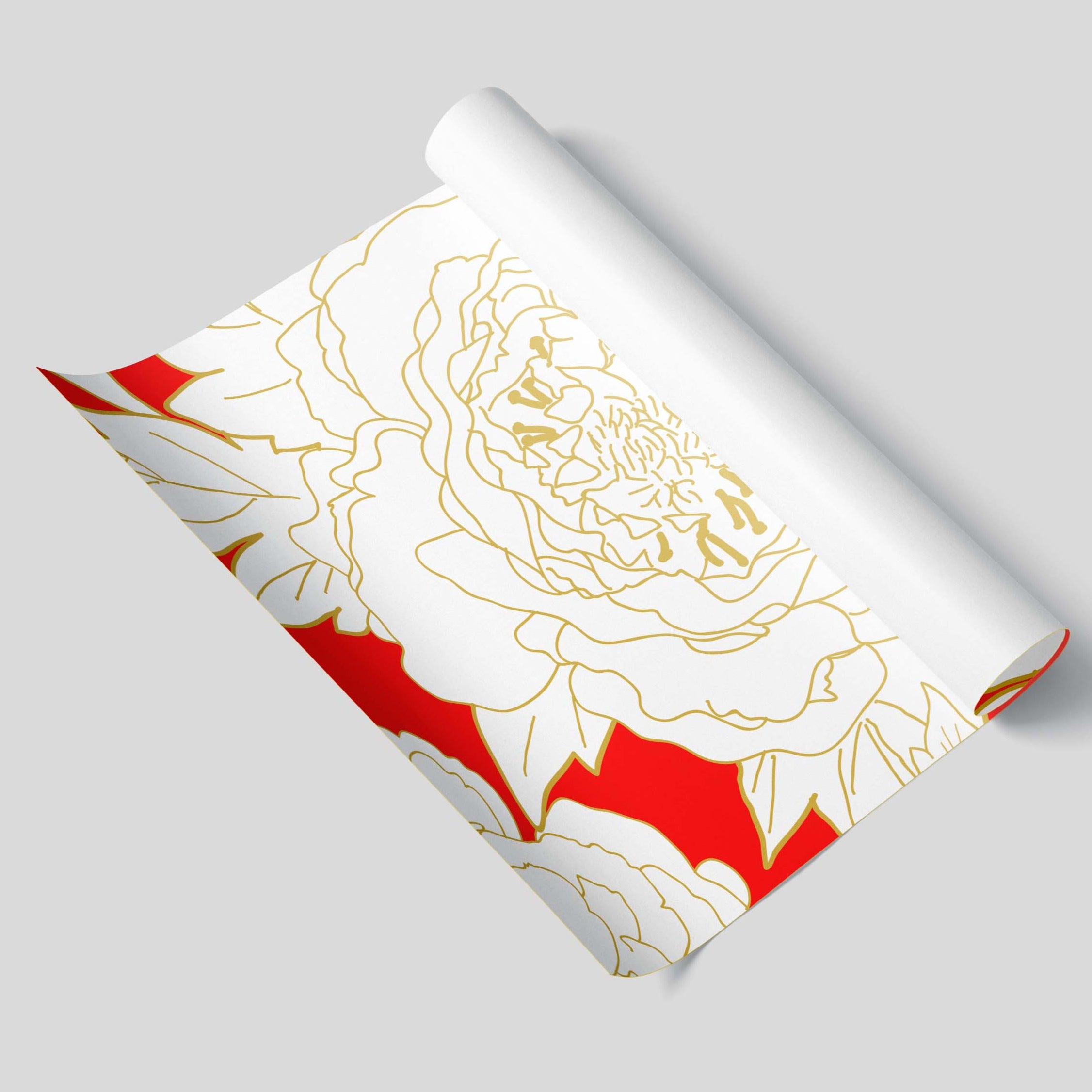 Red Holiday Wrapping Paper
