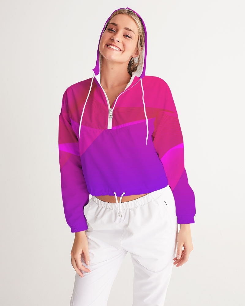 Pinky Women's Cropped Windbreaker