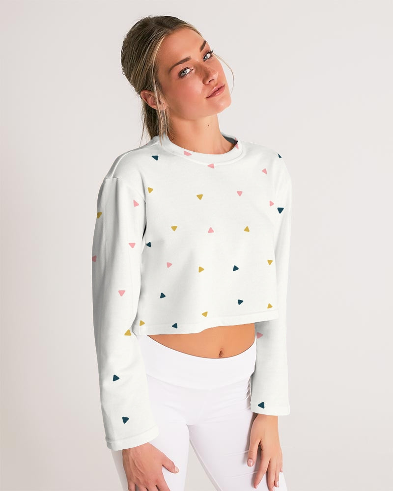 Abstract Cropped Sweatshirt - ComfiArt