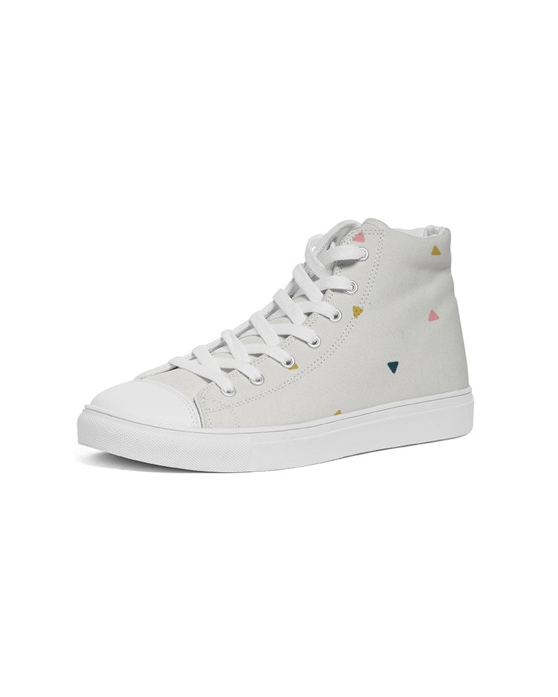 Abstract Women's Hightop Canvas Shoe - ComfiArt