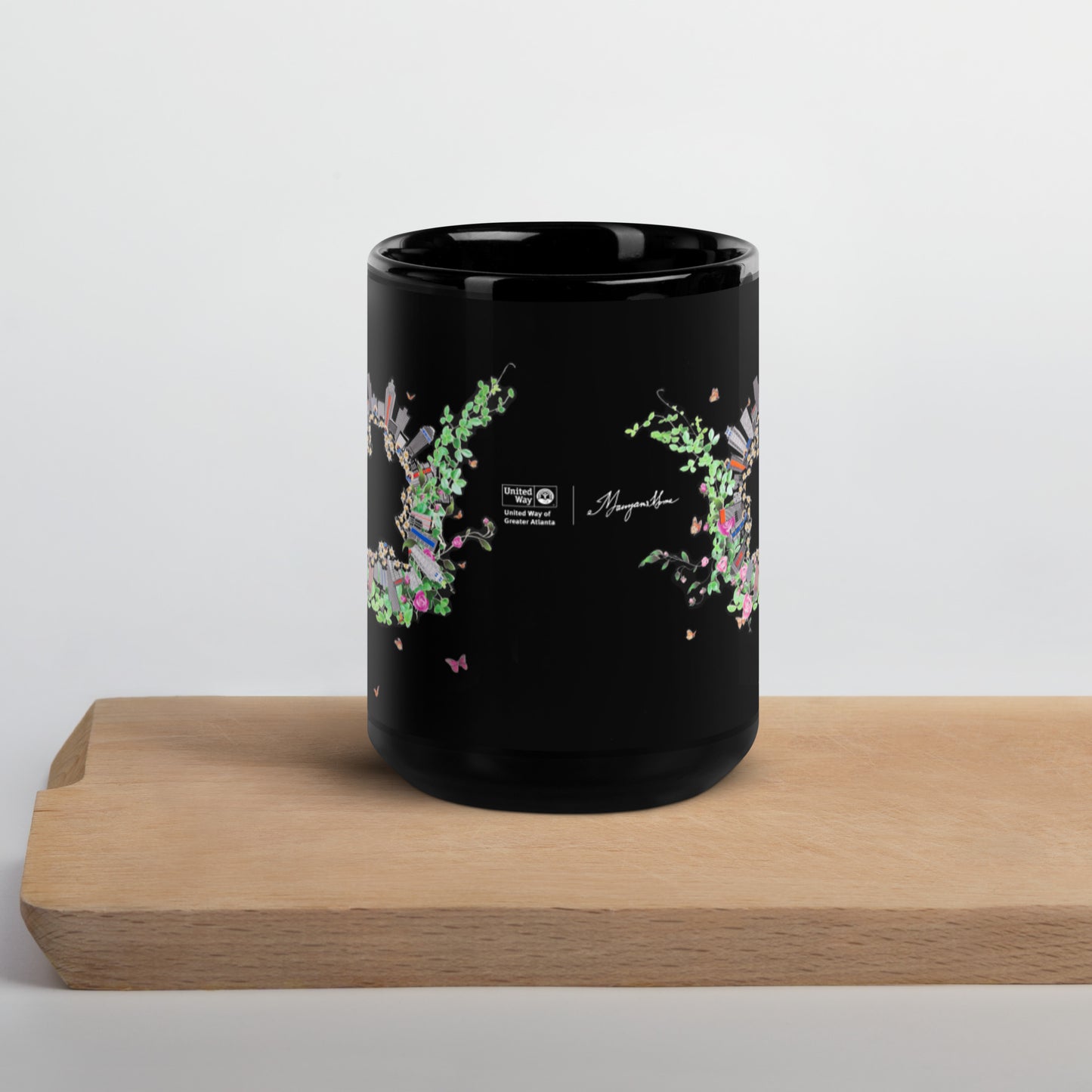 Marryam UWGA Black Glossy Mug