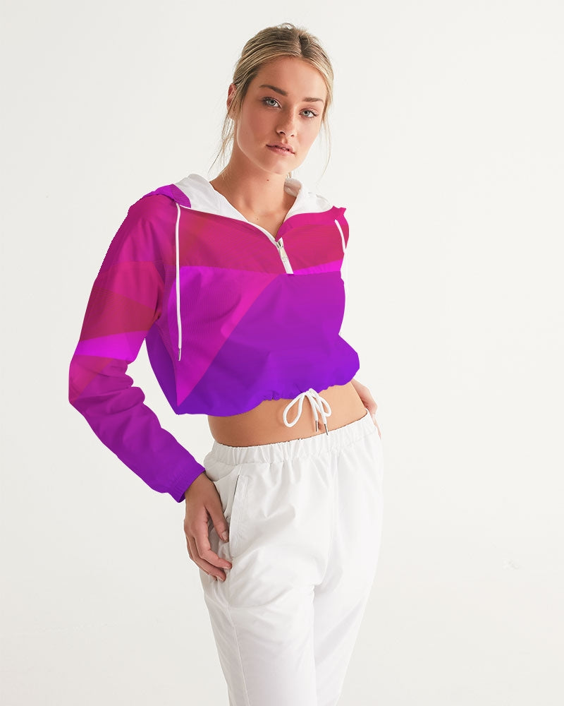 Pinky Women's Cropped Windbreaker