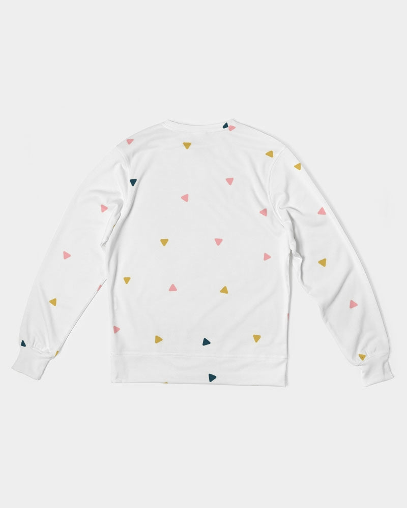 Abstract Fall Classic French Terry Crewneck Pullover - ComfiArt