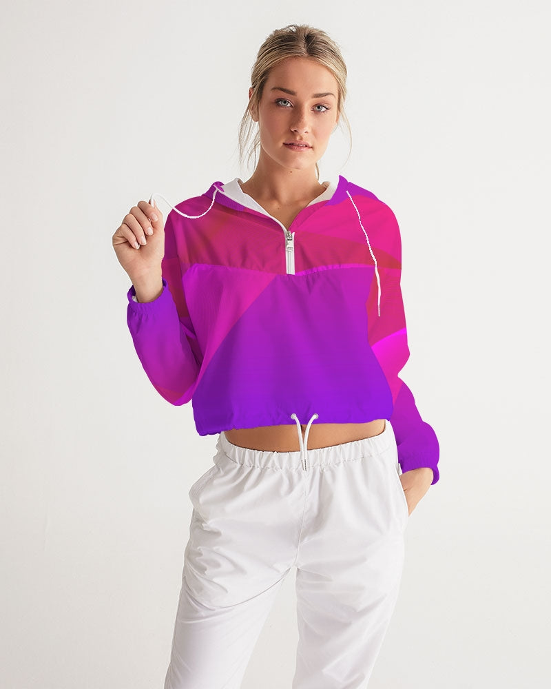 Pinky Women's Cropped Windbreaker