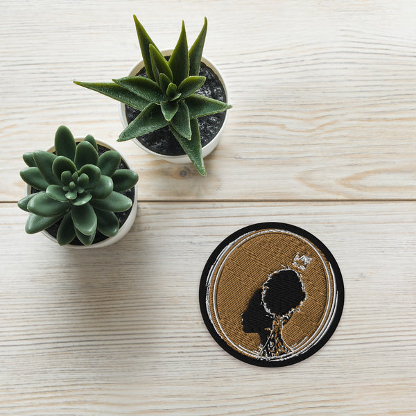 Brown Girl Embroidered patches
