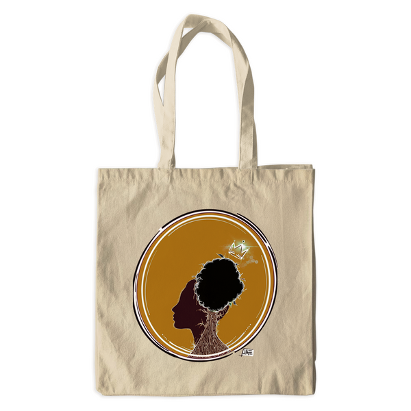 Brown Girl Canvas Tote Bags