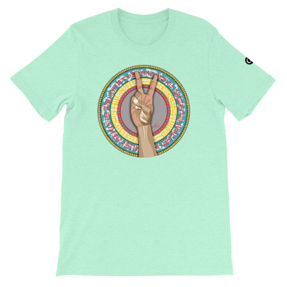 Peace Short-Sleeve Unisex T-Shirt - ComfiArt