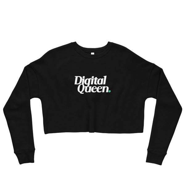 Digital Queen Crop Sweatshirt - ComfiArt